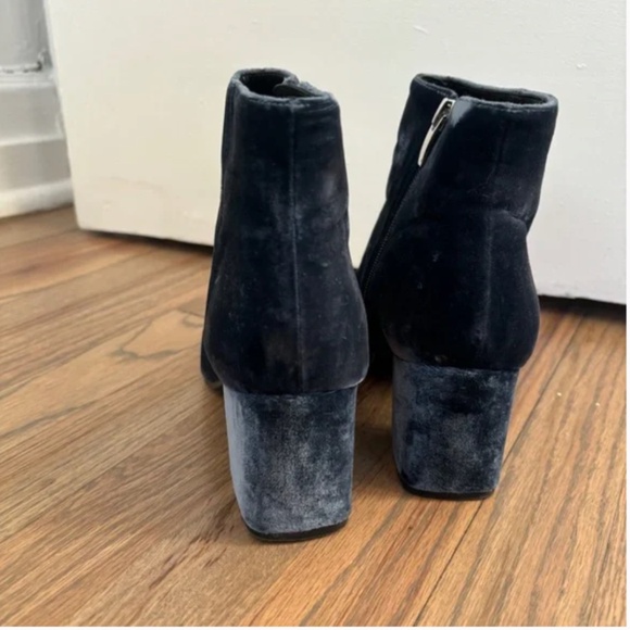 Via Spiga blue velvet boots - Picture 4 of 8